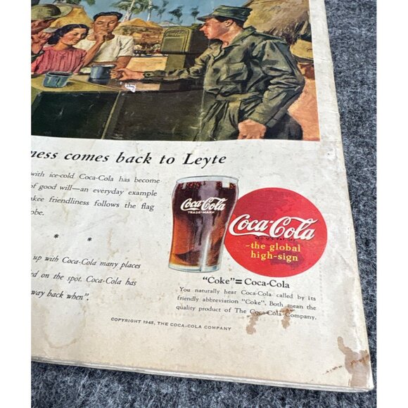 Vintage November 10 1945 Saturday Evening Post Magazine - Picture 5 of 7